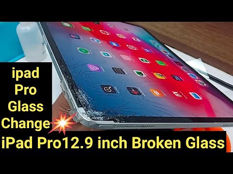 ipad pro12.9 inch broken glass replacement || how to replace ipad pro touch glass restoration.