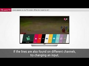 [LG WebOS TV] - Troubleshoot guide for Horizontal or Vertical lines in your LG TV