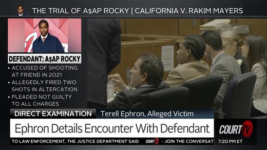 A$AP Relli, real name Terell Ephron, testified about his longtime friendship with A$AP Rocky; how they began to drift when Rocky made it big. https://trib.al/1yvnBn3 | COURT TV