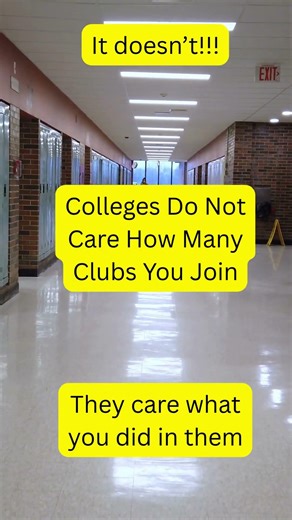 Students Here is the Secret to Making Clubs Look Good For College #highschool #gpa #collegetips