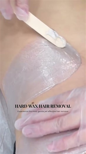 Back waxing , smooth skin