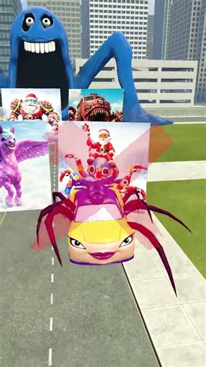 All Size Evolution Car Eater Vs Hungry Worm Sea Eater BOSS 2d 3d Meme Big City #shorts #gmod
