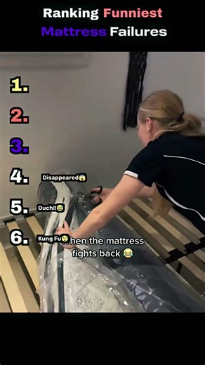 Funniest Mattress Fails You Won’t Believe 😂 (Instant Regret)#funny #fails #ranking