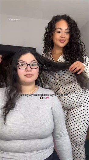 Matrix on Instagram: "Holiday curl revival incoming 🎁✨ Little Miss Kits brought 2C–3A curls back to life: 🩵 Instacure Build-A-Bond for strength + softness 💚 Little Miss Thirsty for juicy hydration One wash. Full bounce-back curls 🤯✨ #MatrixPartner #LittleMissMatrix #CurlyHairRoutine"