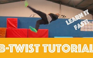 旋子转体 B-TWIST 教程 BUTTERFLY TWIST TUTORIAL - Learn it anywhere!