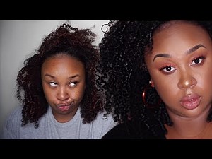Jet black natural hair tutorial | One 'n only argan oil hair color