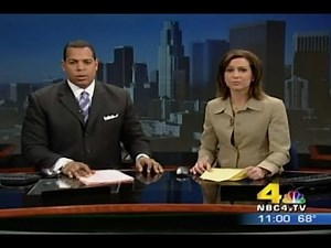 KNBC NBC 4 Channel 4 News Midday Report 11am Los Angeles February 9, 2007