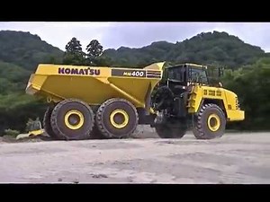 Komatsu articulated dump truck HM400