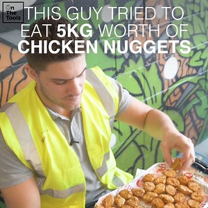 404K views · 2.2K reactions | Chicken nugget challenge? I volunteer as tribute! Credit: On The Tools | Twisted Explore | Facebook