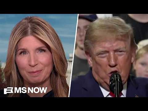 'THAT'S where his thoughts are?': Nicolle reacts to Trump's BIZARRE catcall about senator's 'ASS'