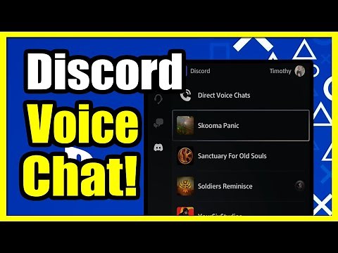 How to Start a Discord Voice Chat using PS5 & Link Services (Easy Tutorial)