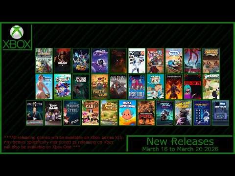 New Xbox Games for March 16 to March 20 2026