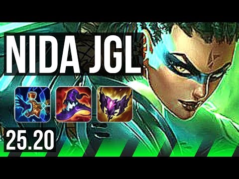 NIDALEE vs EKKO (JGL) | Legendary, 39k DMG | EUW Master | 25.20