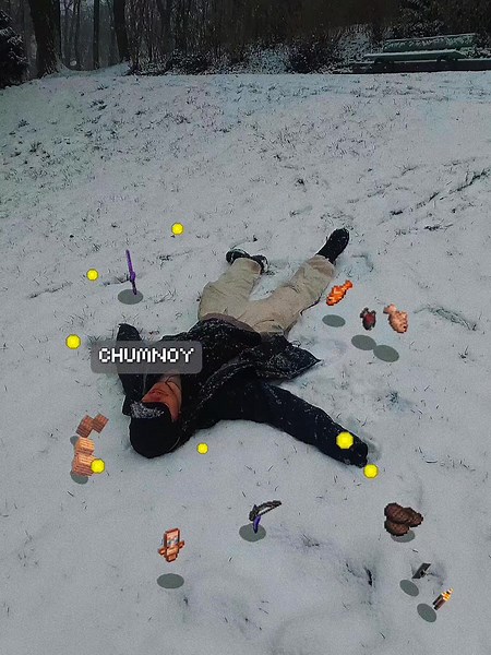 freaking snow biome #CapCut #minecraft #edit