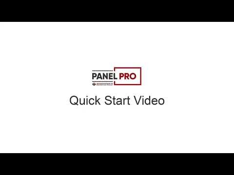 Panel Pro Quick Start