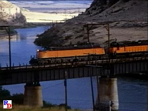 28K views · 4.4K reactions | A Milwaukee Road freight with only the lead engine in its consist being an electric, crosses the Missouri River and the Northern Pacific Railway (BN) at Lombard, Montana. From the Pentrex show "Milwaukee Road Combo Volumes 1 2 and 3" https://rfd.video/MilwCombo | Railfan Depot | Facebook