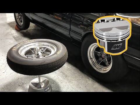 Balancing Weld Drag Wheels On A Harbor Freight Bubble Balancer + Wiseco Pistons for the 2JZ Build!