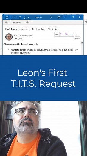 Leon's first Truly Impressive Tech Stats request. #dataengineering #python #programmerhumor #statistics #cloudinfrastructure #fyp