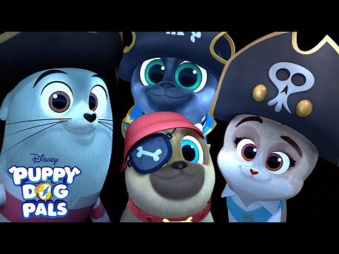 Pirates ☠️ | Music Video | Puppy Dog Pals | Disney Junior