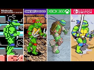 Evolution Of TMNT Video Games (1989 - 2023)