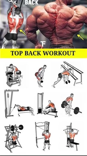 Best Exercises to Build a Huge Back | Complete Back Workout for Mass & Width#backworkout