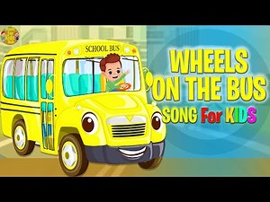 Kids Wheels on the Bus Nursery Rhyme | Children's Songs