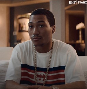 Can’t take B-Mickie nowhere smh. 🤣 Get ready to watch a new episode of #BMF at midnight ET on the STARZ app. #BlackMafiaFridays | BMF