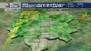 Wednesday Morning PinPoint Forecast: Closely watching the radar this morning as strong storms pop up across parts of East and Central Texas. Our best chances for the strongest storms will be mid morning through lunchtime. Here's the latest: | KBTX Weather
