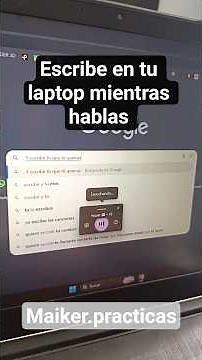 ¿Cómo activar el dictado por voz En mi laptop? Windows 11| escribir mientras hablas. (Windows+H) 📱🎙️