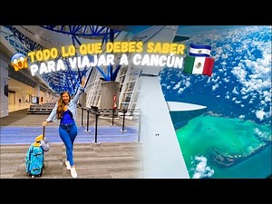 🇲🇽GUÍA COMPLETA PARA VIAJAR A CANCÚN Mexico¿costos? ¿Escalas? ¿Viaje de madrugada? #cancun