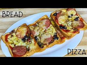 Bread Pizza Recipe | Quick and Easy Bread Pizza