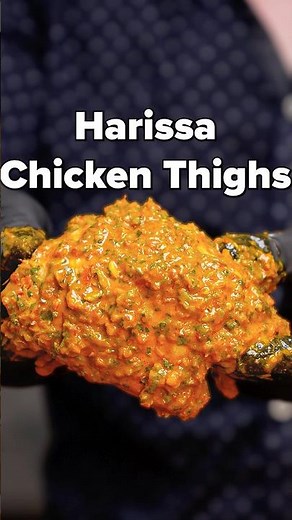 Weeknight harissa chicken thighs