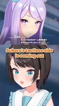 Sub-Trainer Subaru is Too Tactless [Oozora Subaru/Hololive Clips] #shorts