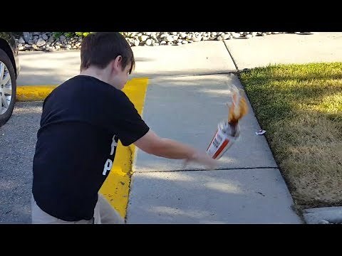 Kid Temper Tantrum Throws A&W Rootbeer Float Because He Didn't Like It!