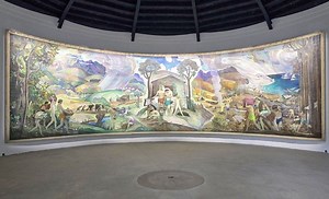 Giant NC Wyeth Mural on Display Once Again After 18 Years