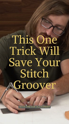 Think your stitch groover’s toast? Think again. 🔧 In this clip, Trevor Alexander from @burns_saddlery breaks down how to sharpen even the trickiest stitch groovers—with just a diamond hone, a string, some green rouge, and a bit of finesse. ✨ Pro tip: Look for the shadow under your tool. When it disappears, you’ve found your angle. From there, it’s all about light pressure, smooth rolls, and polishing that groove clean. 🧵 Cleaner cuts. Longer tool life. No replacement tips required. 🎥 Full tut