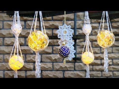 DIY Hanging Lanterns | Easy Macramé Lantern Tutorial