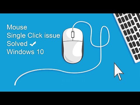 Mouse single click issue in Windows 10 | Files opening by single left click ? Mouse issue fix !