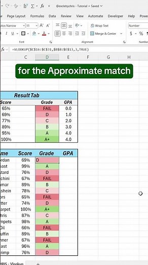 How to use Vlookup in Excel! #excel #spreadsheet #vlookup