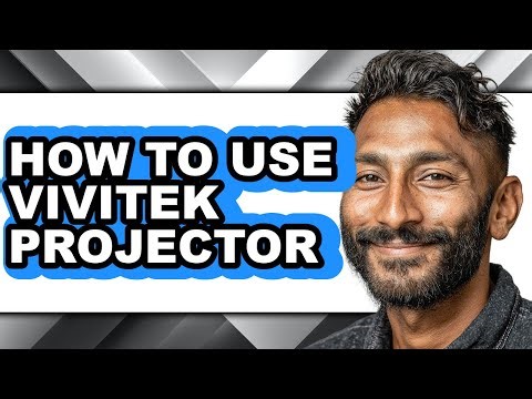 How to Use Vivitek Projector - Step by Step