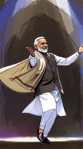 Modi Ji Inspired Cinematic Slow Motion Dance 🇮🇳🔥 #YTShorts #bollywood #akshaykhannaentry #comedy #ai