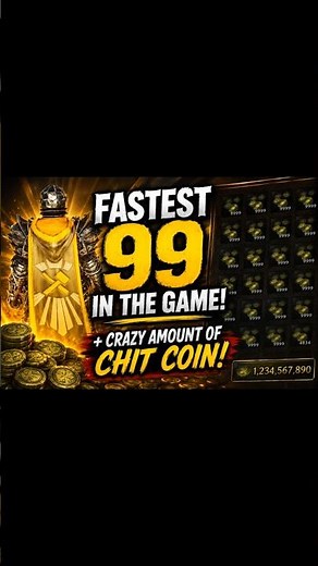 Fastest 99 skill in RS Dragonwilds + Crazy amount of chit coin!