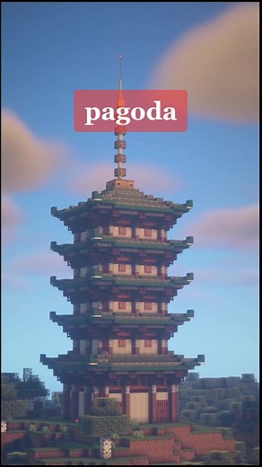 Japanese Pagoda Build Tutorial in Minecraft