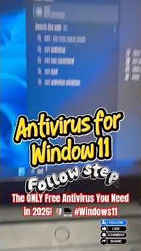 The ONLY Free Antivirus You Need in 2026! 🛡️💻 #windows11