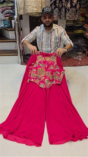 Hot🩷 Pink color Shot Top Sarara Dress Collection for girls