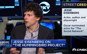 【中字】【蜂鸟计划】宣传Actor Jesse Eisenberg on 'The Hummingbird Project'