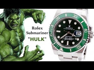 ▶ Green Rolex Submariner 116610LV, "The HULK" - Unboxing & Review