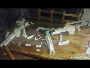 3d printed aliens M41a pulse rifle