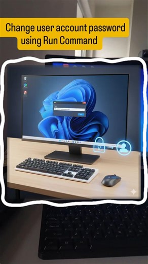 How to Change a User Account Password via Run