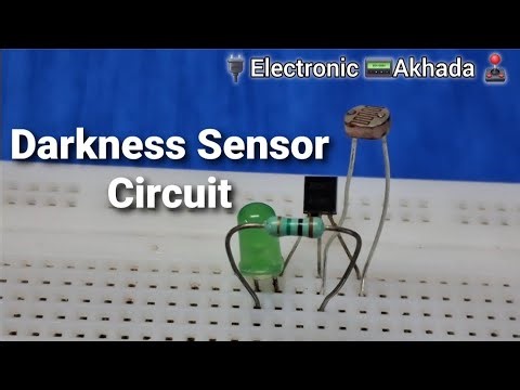 How to make darkness sensor using LDR and transistor bc547 | Automatic Light circuit